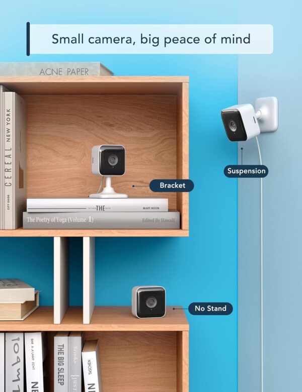 GNCC Camaras Vigilancia Domicilio WiFi 1080P, 2 Pack Cámara Bebé, Visión Nocturna Mejorada, Alarma en Tiempo Real, Detección de Movimiento/Sonido, Audio Bidireccional, Almacenamiento SD y en la Nube - Image 5