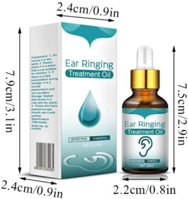 mejor remedio para el zumbido del oído gotas, aceite de cera del oído y limpiador, cera del oído suavizante gotas calmantes, reducir el dolor de oído, mejorar la escucha (5) - Image 7