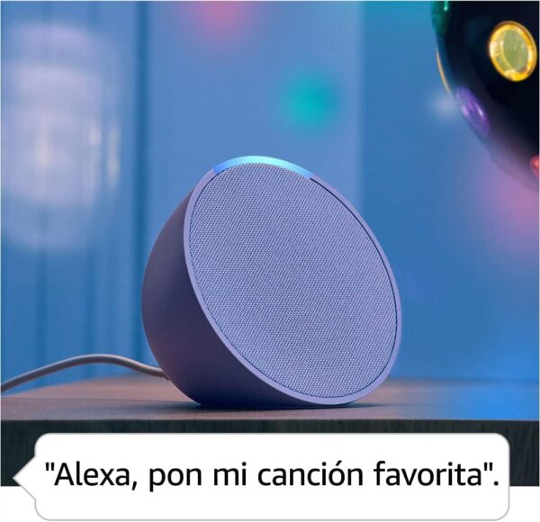 Echo Pop (Última generación) | Altavoz inteligente Bluetooth con Alexa de sonido potente y compacto | Antracita - Image 3