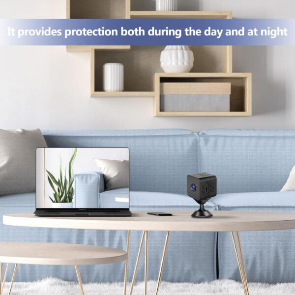 Bqweun 1080P Cámara Vigilancia WiFi Interior, Visión Nocturna, Detección de Movimiento, Camaras de Vigilancia sin Cables, Camaras Vigilancia Domicilio WiFi - Image 8