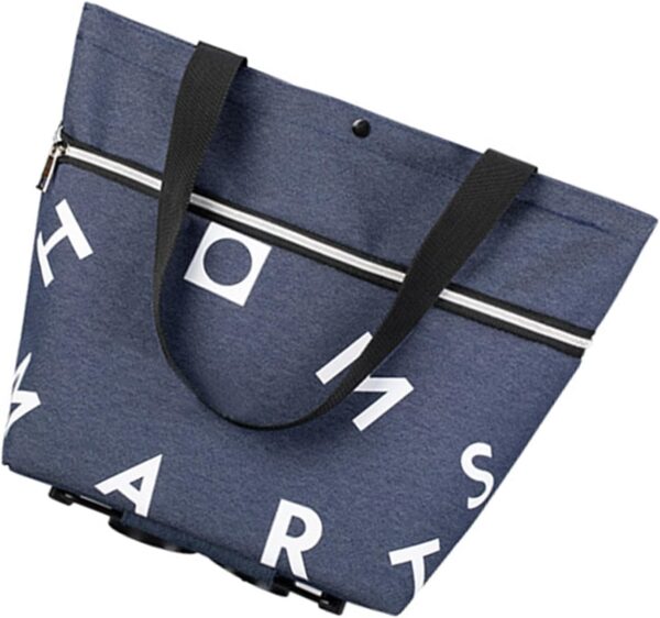 CPAOWEHF Bolso Oxford Multiusos con Carrito Práctico Bolso Plegable con Carrito para Compras Y Viajes Hecho Tela Oxford
