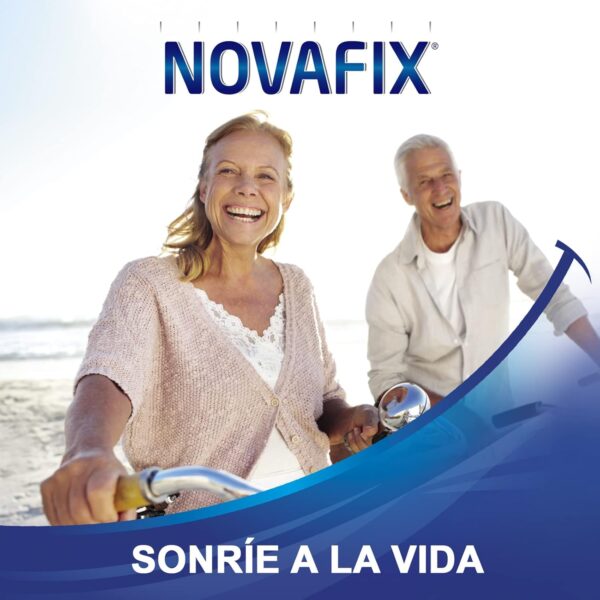 Novafix - Pro3 Sin Sabor - Fijación ultrafuerte - Crema adhesiva dentaduras postizas - 50 g (Paquete de 2) - Image 7