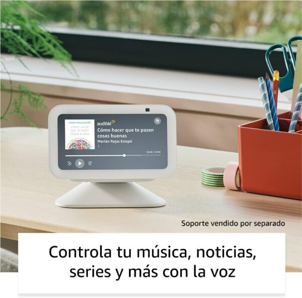 Echo Show 5 (3.ª generación) | Gris azulado + Meross Enchufe Inteligente Matter, compatible con Alexa - Kit de inicio de Hogar digital - Image 2