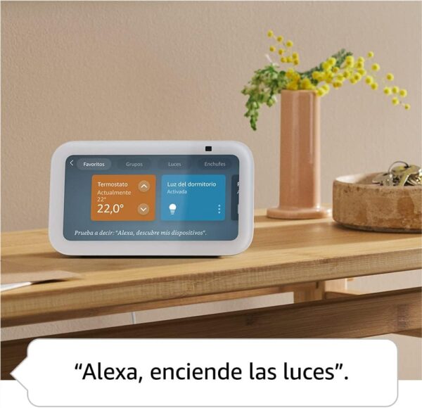 Echo Show 5 (3.ª generación) | Gris azulado + Meross Enchufe Inteligente Matter, compatible con Alexa - Kit de inicio de Hogar digital - Image 3