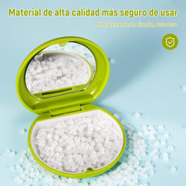 Annhua Caja Dentadura Postiza, Caja De Retenedor, Caja de Retención de Ortodoncia, Caja de Baño Estuche (Amarillo) - Image 8