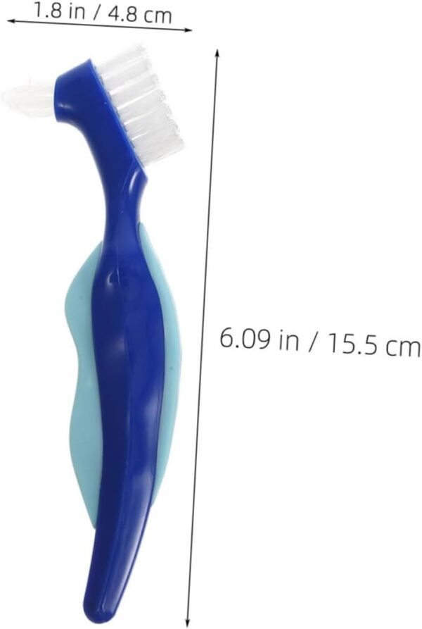 HAPINARY 2 Uds Cepillo De Para Dentaduras Postizas De Ancianos Cepillo De Para Dentaduras Postizas Cepillo Para Dentaduras Postizas Cepillo De Suave De Tamaño De - Image 4