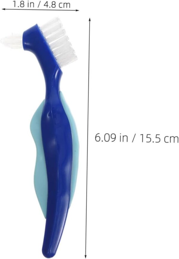 Healeved 10 Uds Cepillo De Para Dentaduras Postizas De Ancianos Limpiador De Dentaduras Postizas Cepillo Suave Para Dentaduras Postizas Cepillo De Para Dentaduras Postizas - Image 7