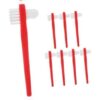 Healeved 3 Juegos 3 Juegos De Cepillos De De Doble Punta Cepillos De Cepillos De Doble Cabeza Suministros Para Dentaduras Postizas Cepillo De De 8 Uds * 3