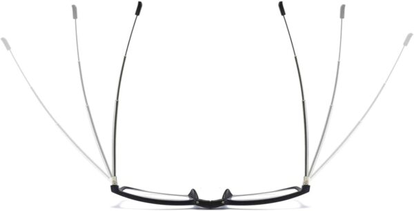 MMOWW Gafas de Lectura Plegables Bolsillo Portátil, Lector de Bloqueo de Luz Azul, Bisagra de Resorte Con Patillas Telescópicas y Caja Elástica Ultraligera de Moda (Azul, +1.5) - Image 4