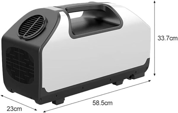 Aire acondicionado portátil, enfriador de aire móvil de 900 W, aire acondicionado de calefacción y refrigeración, 3 velocidades de viento, volumen de aire del mini evaporador de refrigeración de - Image 6