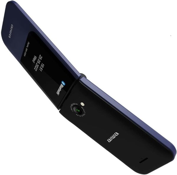 Aiwa FP-24BL: Teléfono Móvil Senior 2.4" con Doble Pantalla, Dual SIM, Conexión Bluetooth, 32MB RAM + 32 MB ROM, microSD, diseño Slim, Azul - Image 2