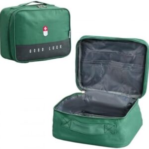 Granvoo Botiquín Médico Vacío 1 Pcs, Bolsa de Medicamentos, 25×13.5×20 cm, ...