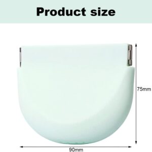 Zasjon Caja Dentadura Postiza de Silicona, Caja Ferula Dental con Agujero de Aire, Caja de Almacenamiento de Dentadura Caja Ortodoncia Dental