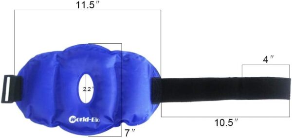 Bolsa de Hielo para Lesiones de Rodilla, Paquete Frío Reutilizable y Flexible con Envoltura, Terapia de Frío y Calor para Aliviar Dolor tras Cirugía, Artritis, Hinchazón, Esguince- 11.5'' x 7'' - Image 6