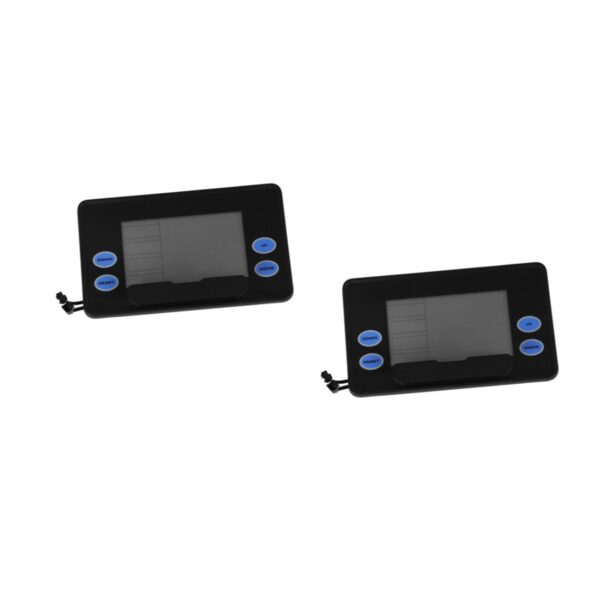 SOLUSTRE 2 Piezas Máquina De Remo Pantalla Digital Monitores De Instrumentos Monitor De Fitness En Casa Máquina De Remo Monitor De Casa Monitor De Bicicleta Velocímetro De Fitness Contador