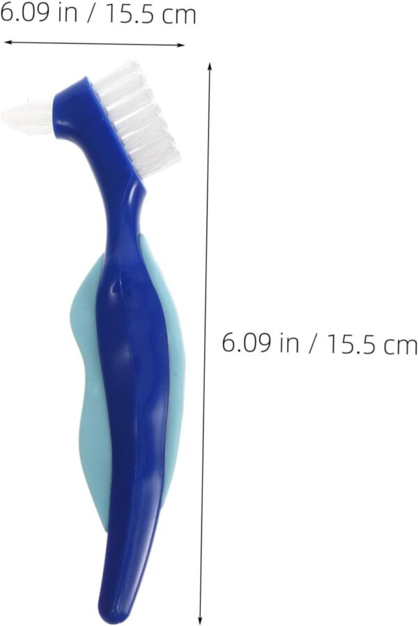 HAPINARY 4 Uds Cepillo De Para Dentaduras Postizas Para Ancianos Cepillo De Para Gomas Cepillo Limpiador Para Dentaduras Postizas Cepillos De Para Aparatos - Image 2