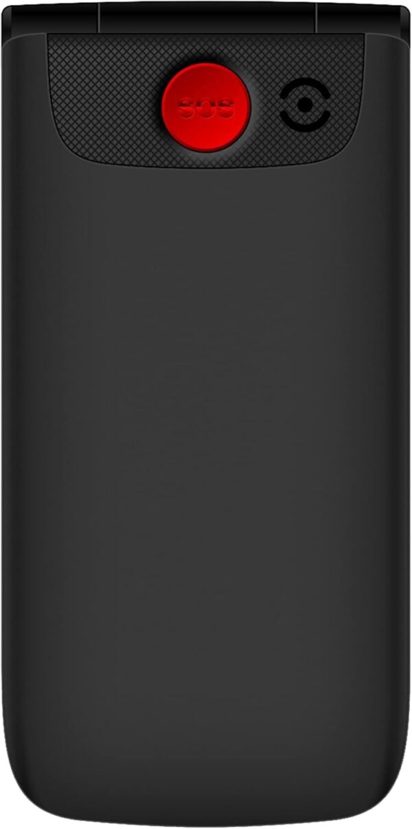 Funker C200 Comfort 4G - Teléfono móvil 4G Volte de Tapa para Mayores, Botones y Teclas Grandes, fácil de Usar, botón SOS, USB-C, 3 memorias directas, 2000 contactos, Bateria 1000mAH, Negro - Image 3