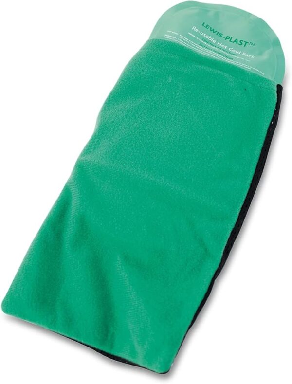 LEWIS-PLAST Premium Frío frío Gel reutilizable con la carcasa - Envoltura de calor frío para la rodilla, espalda, cadera y cuello. Bolsas de gel calientes frías para el dolor - Image 2