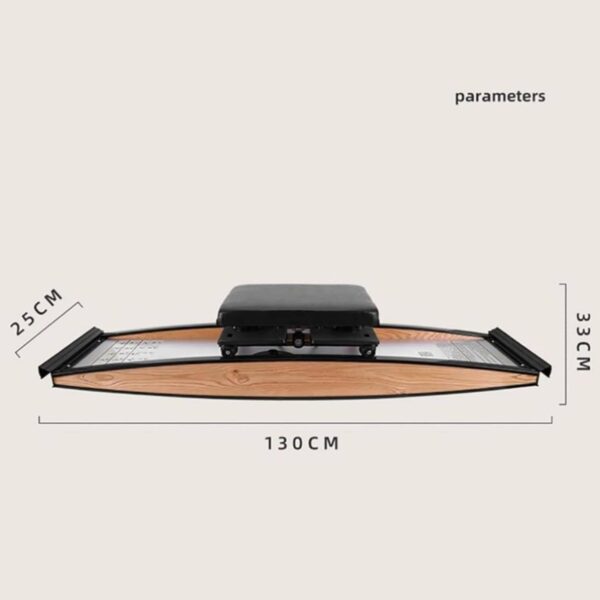 Máquina de esquí para fitness en casa, simulador de entrenamiento de esquí en interiores, entrenamiento de cuerpo completo con resistencia, movimiento suave, equipo de fitness cardiovascular - Image 7