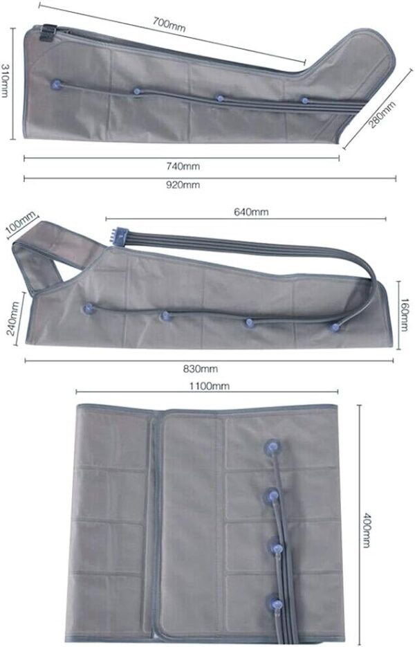 Masajeador De Ondas De Presión Para Pantorrillas,piernas Y Pies, Masajeador De Piernas,masajeador Eléctrico De Compresión De Aire Para Piernas Y Pies,botas De Presoterapia, 2piernas,1brazos,1cinturó - Image 5