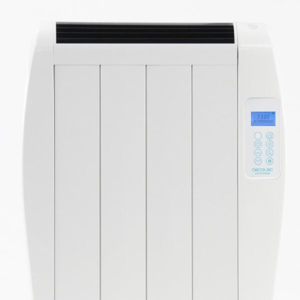 Cecotec Radiador Eléctrico Bajo Consumo Ready Warm 800 Thermal. 4 Elementos, 600 W, De pared o pie, 3 Modos, Temporizador, Mando a Distancia, Pantalla LED, Blanco - Image 7