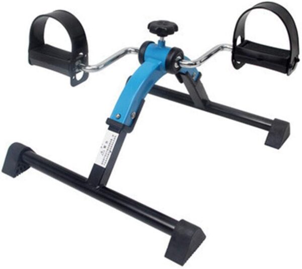 NMDCDH Entrenador de Pedales Plegable Bicicleta de Ejercicio Equipo de Fitness, Dispositivo de Entrenamiento de Entrenador de Brazos y piernas, Mini Bicicleta ejercitador Bicicleta Pedal