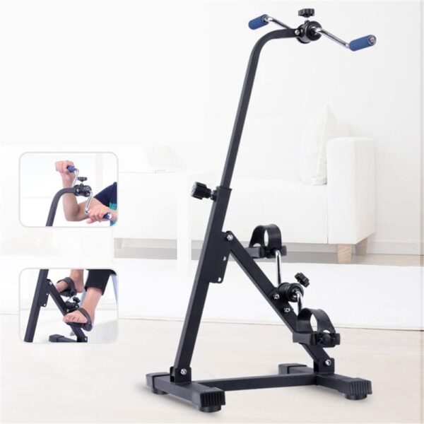 MFLASMF Ejercitador de Pedales portátil - Máquina vendedora de Ejercicios para Brazos y piernas - Equipo de Fitness para Personas Mayores y Ancianos - Bicicleta estática Plegable - Vendedo - Image 2