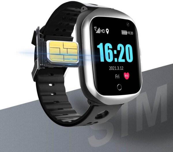 Reloj Localizador GPS Personas Mayores, Niños, Alzheimer, Sin Cuotas, Botón SOS, Detector Caída, Teléfono, App Español, SmartWatch PBL2, Manual Español - Image 8