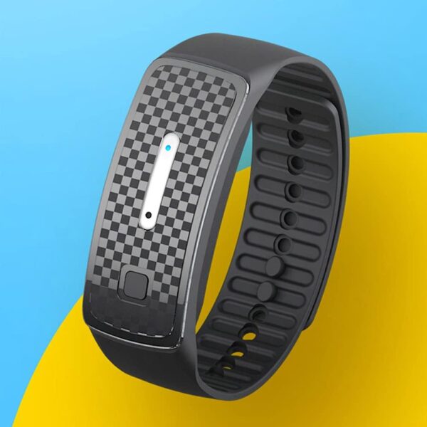 Ultrasónico Pulseras Repelentes De Mosquitos, Electrónico Antimosquitos Bandas Repelentes de Insectos Plagas, Impermeable Portátil Recargable Anti Mosquito Watch Para Adultos Y Niños, Negro - Image 5