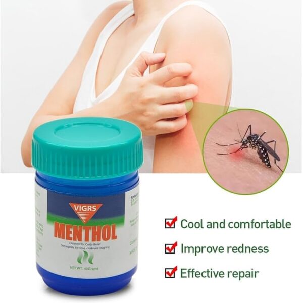 VIGRS MENTOL - Bálsamo muscular con efecto frío - Para deportistas, después del ejercicio o para masajes en el pecho o las sienes. En masaje, para relajarse - Image 8