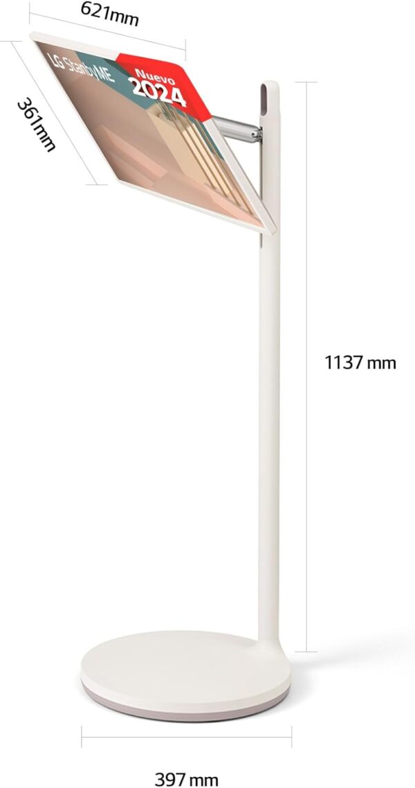 LG 27ART10AKPL 27", StanbyME, Smart TV, Portátil y Táctil, HDR10, WebOS 6.0, Procesador Inteligente Alta Potencia, Color Beige - Image 3