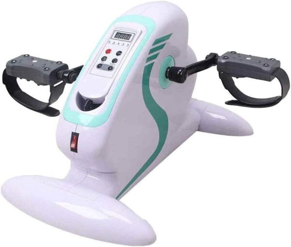 Ejercitador De Pedal Estacionario Debajo Del Escritorio Mini Bicicleta De Ejercicio - Ejercitador De Pedal Con Pantalla LCD, Ejercitador De Pedal Para Personas Mayores, Ejercicio De Brazos / Piernas