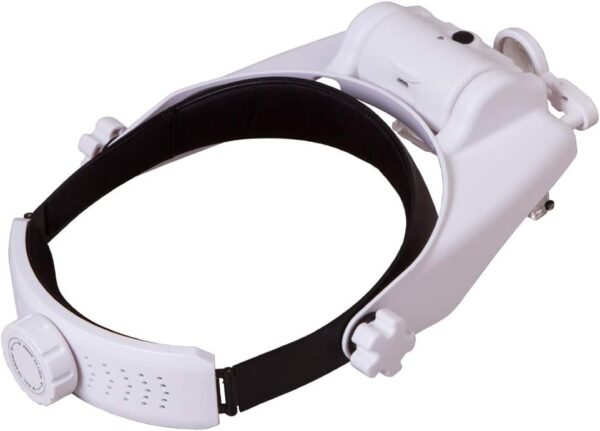 Levenhuk Zeno Vizor HR2 Lupa Frontal Recargable a Manos Libres con Luz y 3 Lentes Combinables con Aumento de 1,5X, 2X y 8X - Image 4