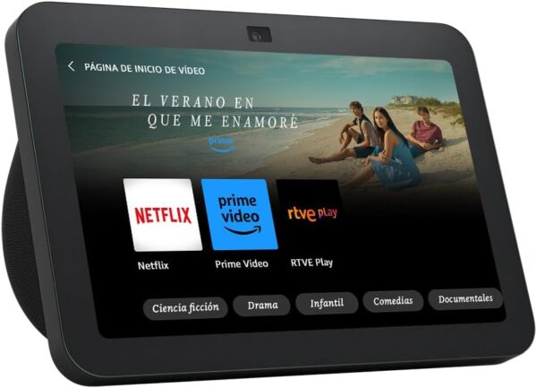 Echo Show 8 (Última generación) | Pantalla táctil inteligente de alta definición con audio espacial, controlador de Hogar digital y Alexa | Antracita - Image 2
