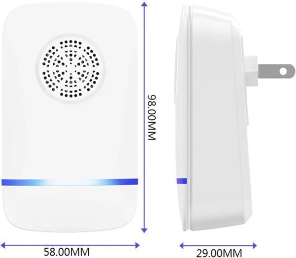 SGDDFIT Repelente Ultrasonico de Plagas, Antimosquitos Electrico Control de Insectos, Mosquitos, Moscas, Aranas, Hormigas, Cucarachas, Ahuyentador de Ratas y Ratones para Interiores - Image 4