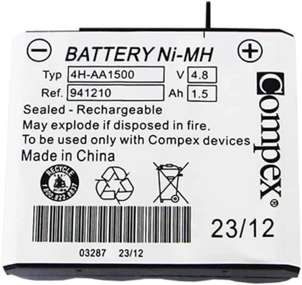 Compex 941210- Batería De Recambio, Colores Surtido