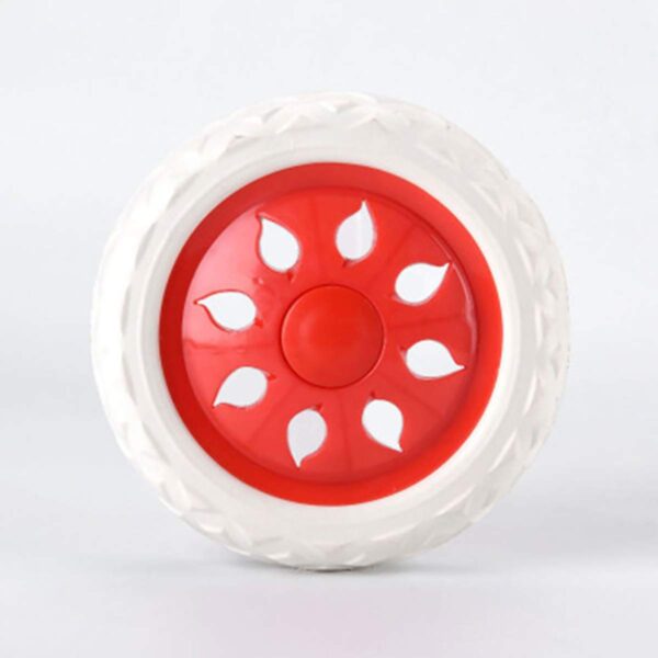 tooloflife 2 ruedas rojas con diseño de rueda caliente, núcleo de plástico, ruedas de espuma para carrito de compras, ruedas de viaje, equipaje, ruedas - Image 3