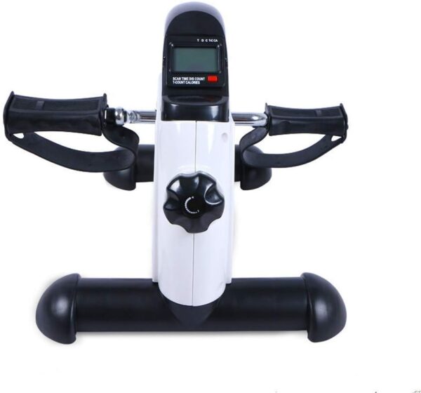 NMDCDH Mini máquina de Entrenamiento eléctrica Bicicleta Ejercitador de Pedal portátil Pierna Fitness Cardio Entrenamiento Entrenamiento Rehabilitación
