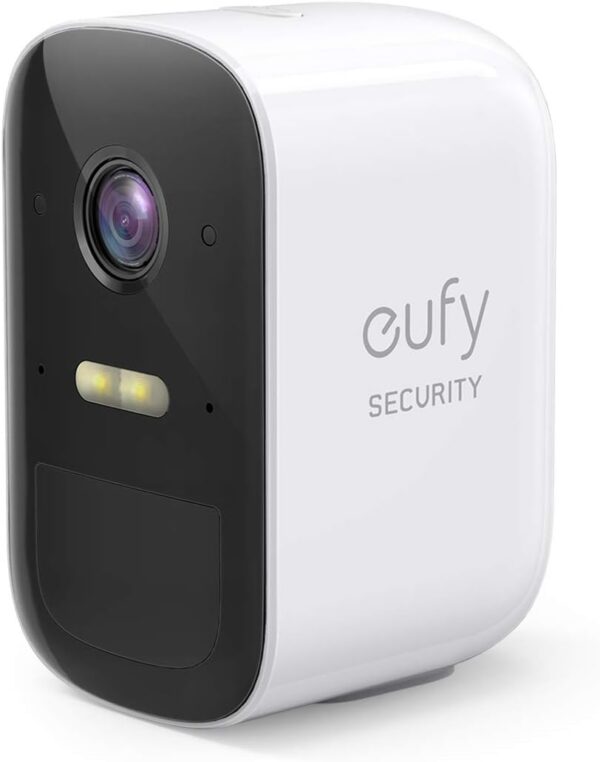 eufy security eufyCam 2C, Camara vigilancia WiFi Exterior, Camara de vigilancia Exterior, Requiere el Sistema HomeBase 2,180 días de duración de la batería, HD 1080p, nessun Costo mensile