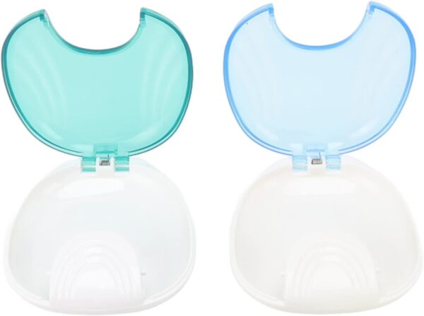 BORDSTRACT Estuche Para Retenedores De Ortodoncia, 5 Piezas Caja De Almacenamiento De Protectores Bucales Para Dentaduras Portátiles De Viaje Para Adultos Extraíbles, Contenedor De Protectores Bucales - Image 8