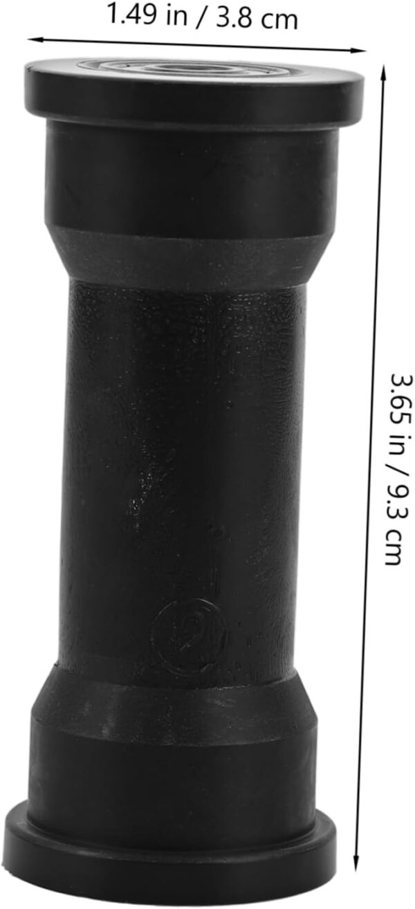 Happyyami polea de Remo Fitness Maquina de Remo Rueda de rodamiento para Equipos de Fitness rodamientos para máquinas de Fitness Piezas de la máquina de Remo el plastico Black - Image 2
