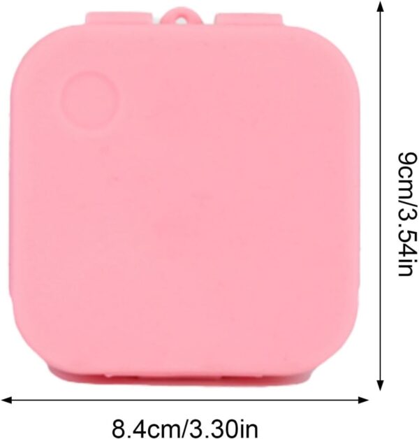 Uhngw Estuche de limpieza de retenedores, Estuche de remojo de retenedores - Caja de baño para dentaduras postizas | Estuche de limpieza de soporte de retenedor de silicona, estuche de contenedor de - Image 6