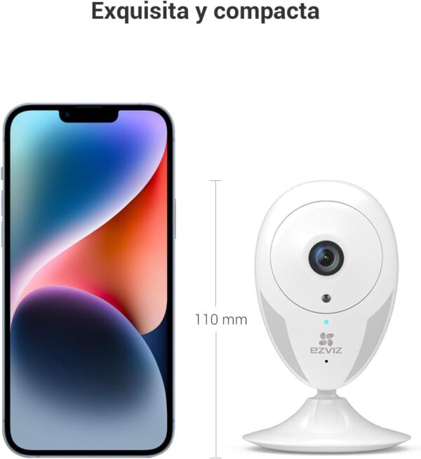 EZVIZ Kit de 2 Camaras Vigilancia WiFi Interior Bebe 1080P, Visión Nocturna, Detección de Movimiento, Audio Bidireccional, Fácil de Configurar,Compatible con Alexa, Modelo CTQ2C 2PK - Image 8