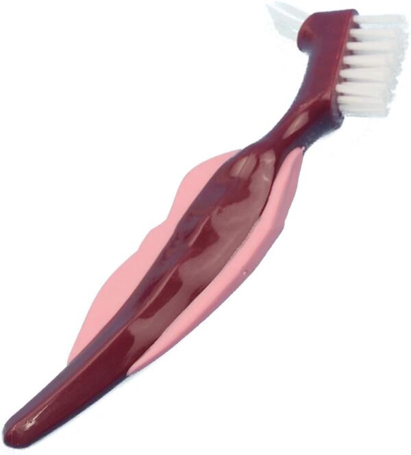 Cepillo de Dientes para Dentaduras Postizas, 3 Piezas Cepillo de Dientes Postizo, Cepillos de Dientes para Limpieza de Dentaduras, Cepillo de Dientes Cerdas para el Cuidado de Las Dentaduras - Image 4