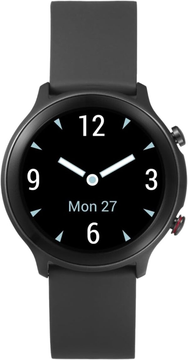 Doro Watch - Reloj Inteligente Mayores - Smartwatch Hombre y Mujer - Reloj Digital - Fitness - Pulsera Actividad - Reloj Seniores Resistente al Agua - Podómetro - Pulsómetro - Android y iOS (Negro)