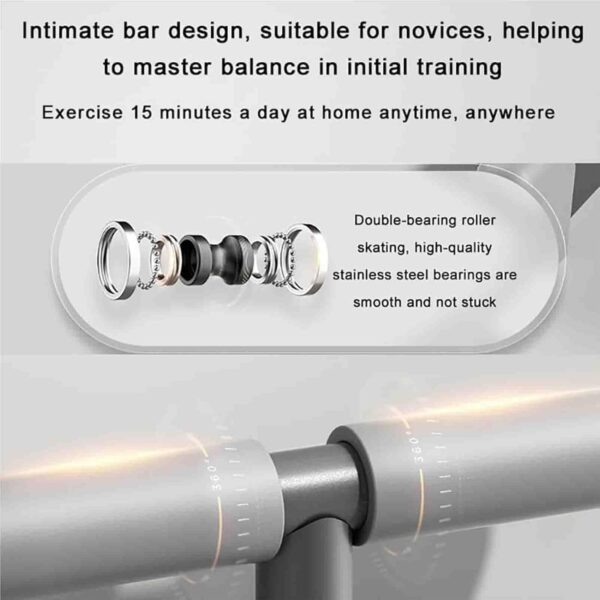Ejercitador de piernas 2 en 1, Extensor de piernas Plegable con Contador, máquina de Entrenamiento con simulador de esquí en Interiores, Entrenador de músculos del Suelo pélvico, máquina de Cardio - Image 2