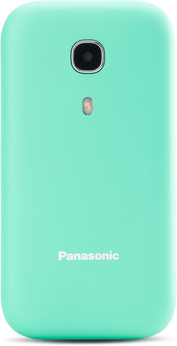 Panasonic KX-TU400EXR - Teléfono Móvil Para Personas Mayores (Botón SOS, Pantalla color TFT 2.4", 450HRS en Reposo, 4HRS de Conversación, Linterna, Cámara, Bluetooth), color Burdeos