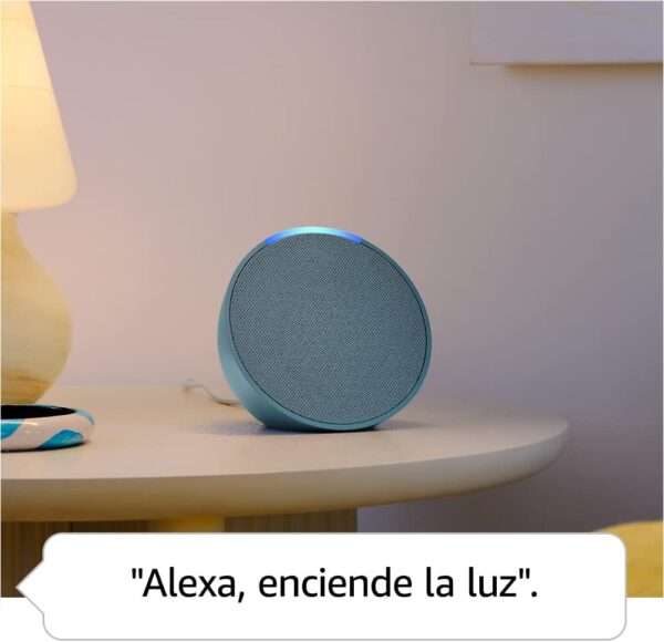 Echo Pop (Última generación) | Altavoz inteligente Bluetooth con Alexa de sonido potente y compacto | Verde azulado - Image 4