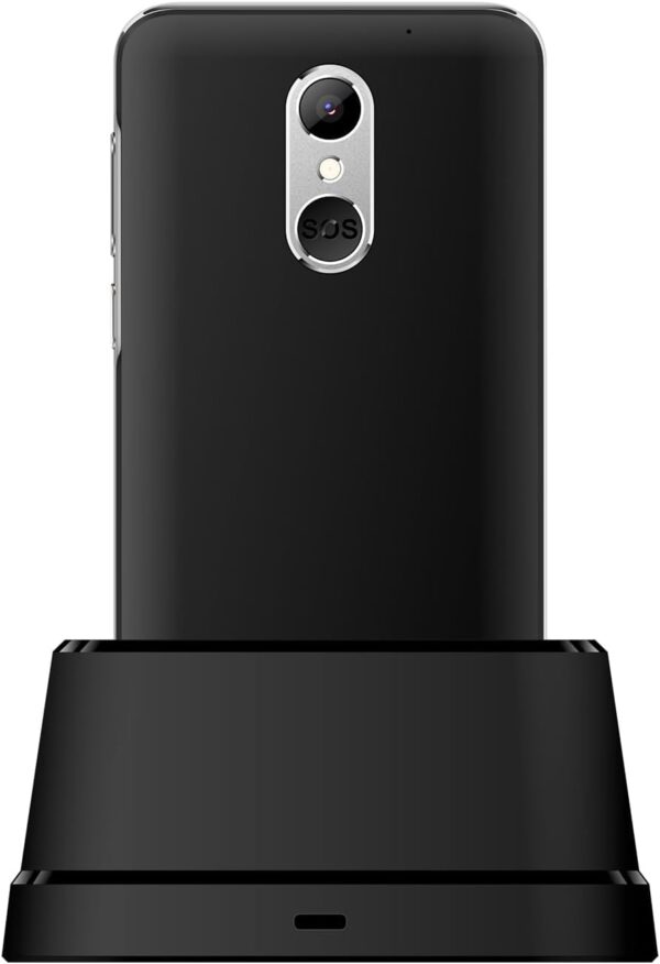 Teléfono Móvil para Personas Mayores 4G, Smartphone Artfone Smart_500, Senior, Botón SOS, Iconos Grandes, Base de Carga, Modo Sencillo, Volumen Alto, Batería 2550 mAh (Smart-500-Negro-2024) - Image 8