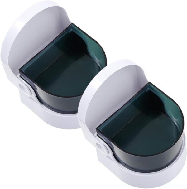 HAPINARY 2 Piezas Mini Limpiador De Joyas Lavadora De Vasos Limpiador De Joyas De Plata Lavadora Portatil Limpiador Eléctrico De Joyas Estuche Limpiador De Retenedores El Plastico